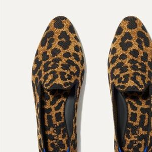 Rothy’s Almond Toe Loafer leopard print Size 8 brand new never worn